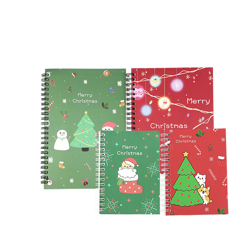 Christmas Themed Spiral Notebook